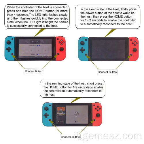 Joycon Bluetooth sinistro e destro per Nintendo Switch